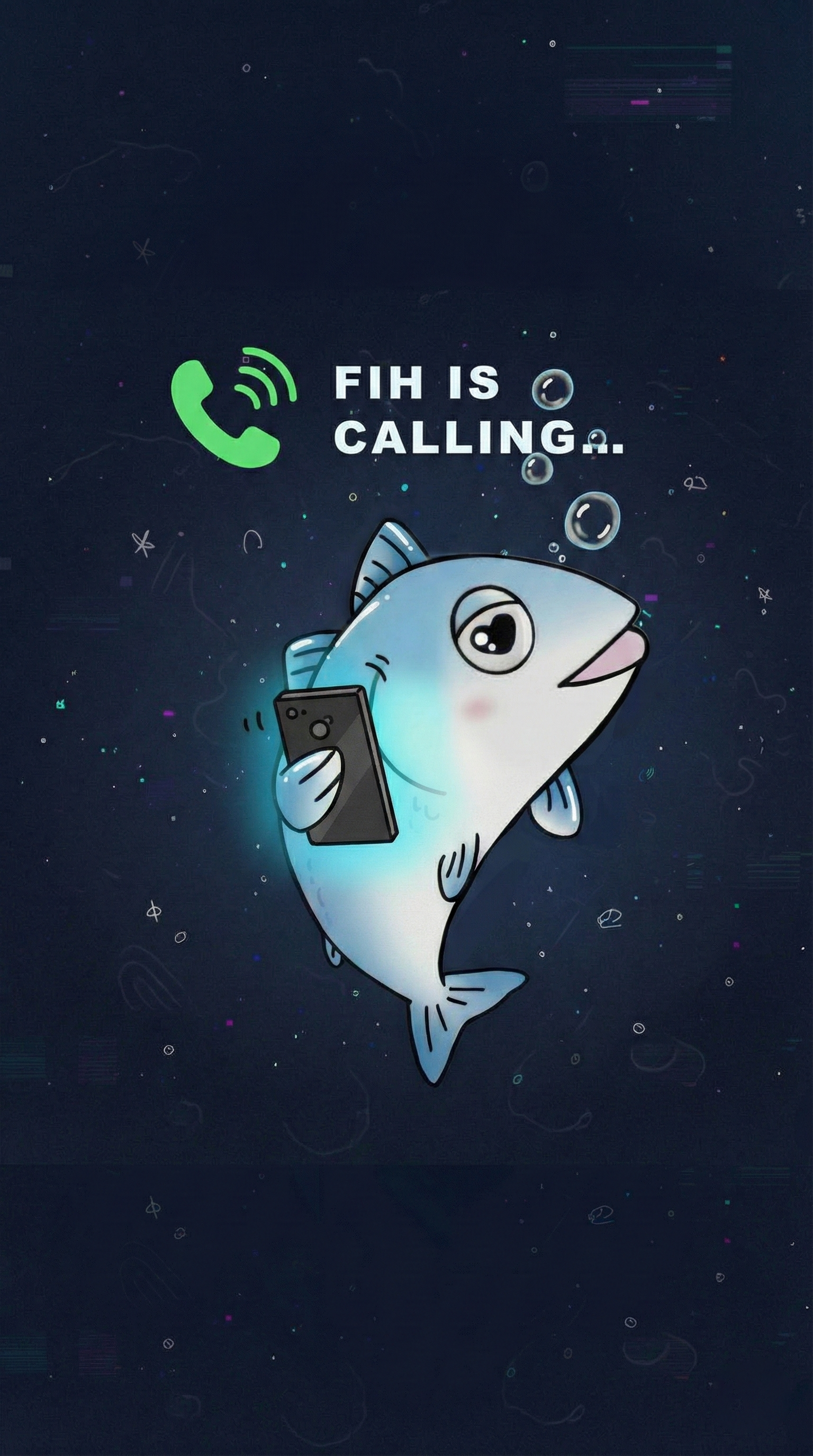 $FIH is calling phone screen
